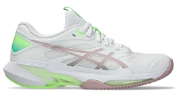 Женские теннисные кроссовки Asics Solution Speed FF 4 Clay - white/morganite