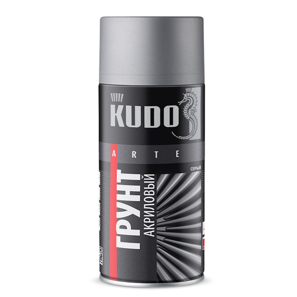 Грунт аэроз. KUDO акриловый серый 520мл / KU-2101 Грунт аэроз. KUDO акриловый серый 520мл / KU-2101
