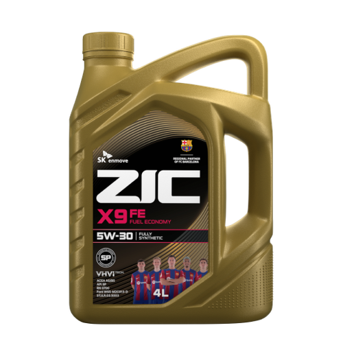 Моторное масло Zic X9 FE 5W-30, SP, A5/B5, синтетическое, 4 л