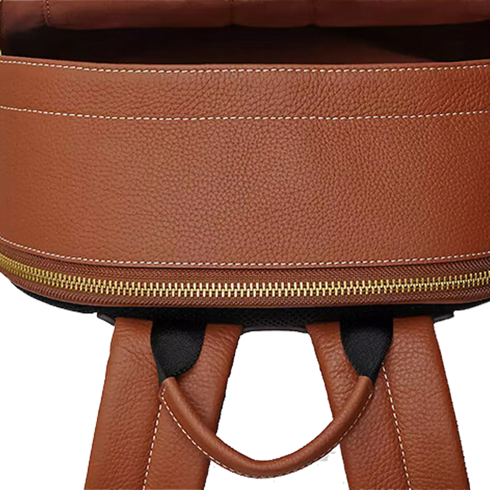 COACH X Disney Collaboration Fabric With Leather Backpack Large Unisex Khaki & Brown