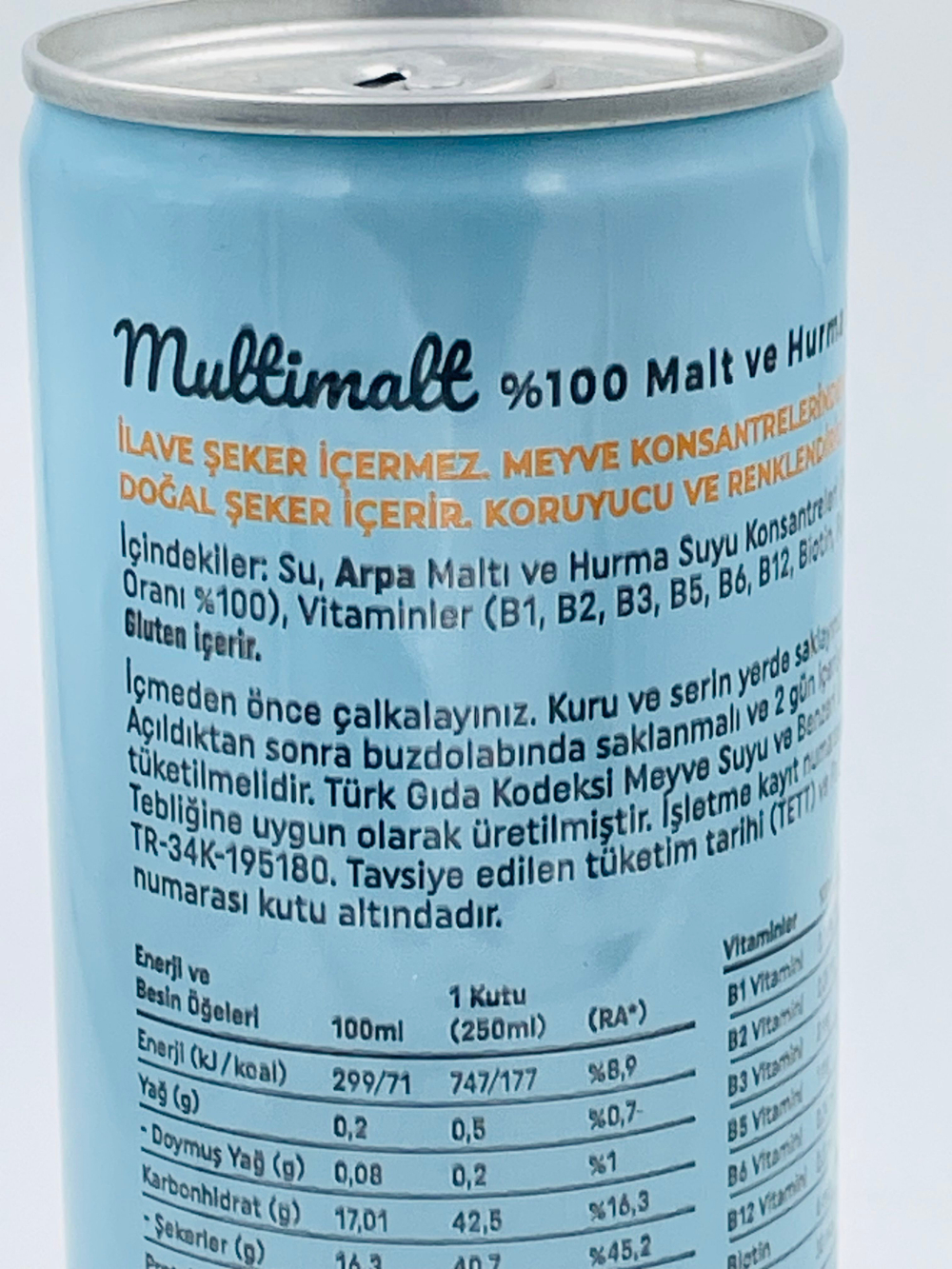 Multimalt 100% солодово-финиковый сок для кормящих мам 250 мл (Турция)