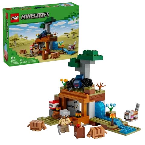 Конструктор LEGO Minecraft 21269 Экспедиция на рудник Броненосец