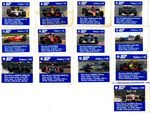 Вкладыш Motor Show (набор 13 штук) - № 9, 12, 19, 23, 25, 26, 27, 28, 29, 30, 32, 33, 34