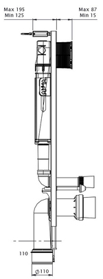 Инсталяция+унитаз Teramo Azario AZ-8010-1000+AZ-0052 12141