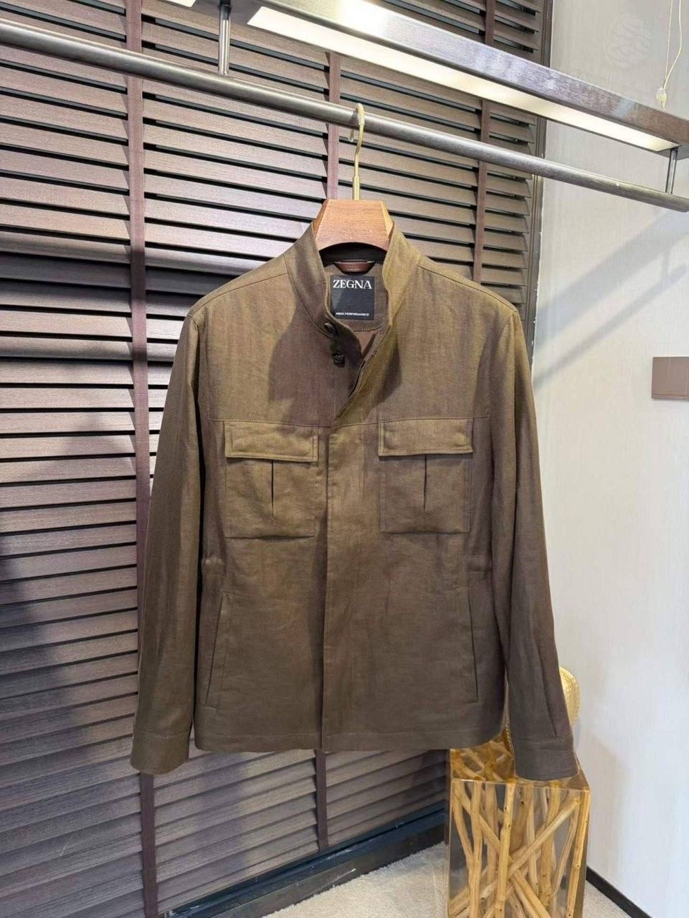 Льняной костюм Zegna