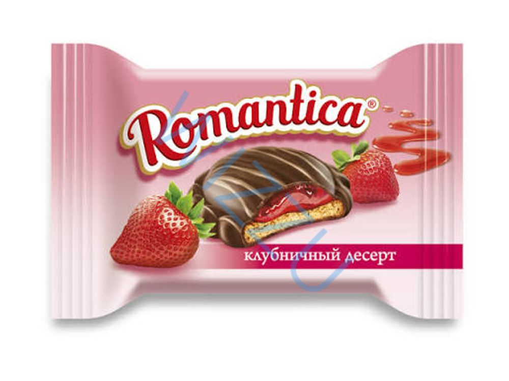 Десерт Глазированный Романтика Клубничный, весовой