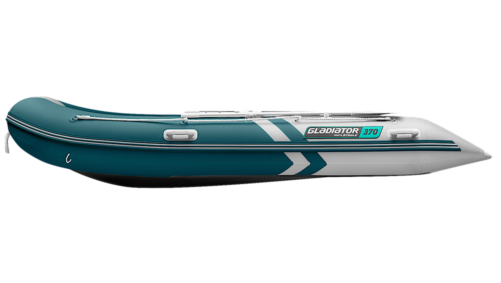 Лодка ПВХ Gladiator Light B370AL с алюминиевым полом -