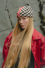 Шапка Jacob Cro Beanie Twins "Red Black"