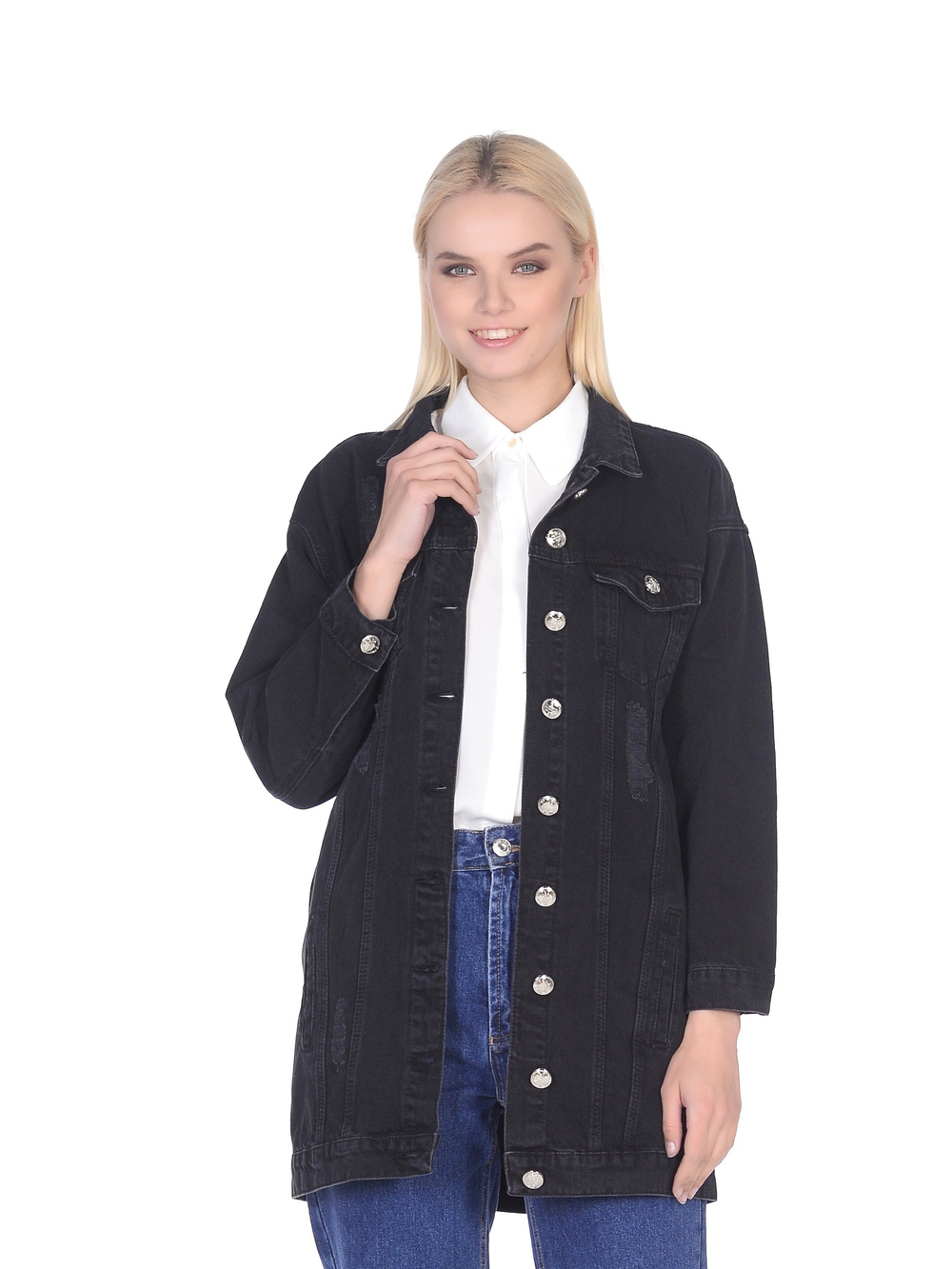 LIGVIANNI Джинсовая куртка Denim Jacket The 金 Gold