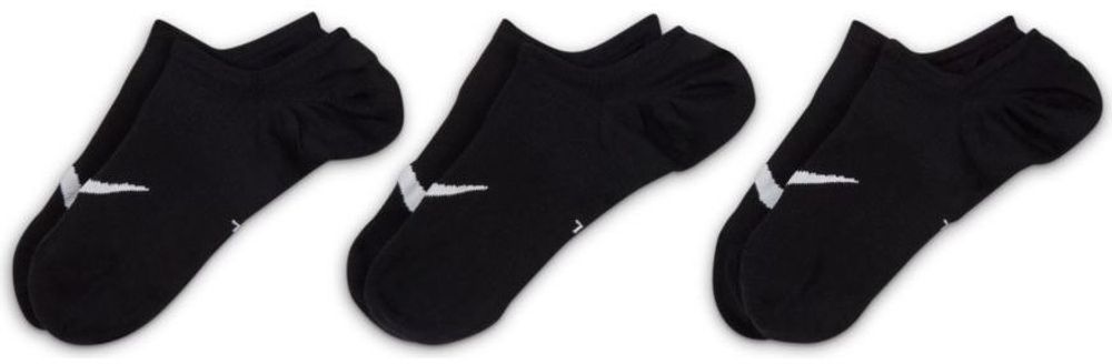 Теннисные носки Nike Everyday Plus Lightweight 3P - black/white