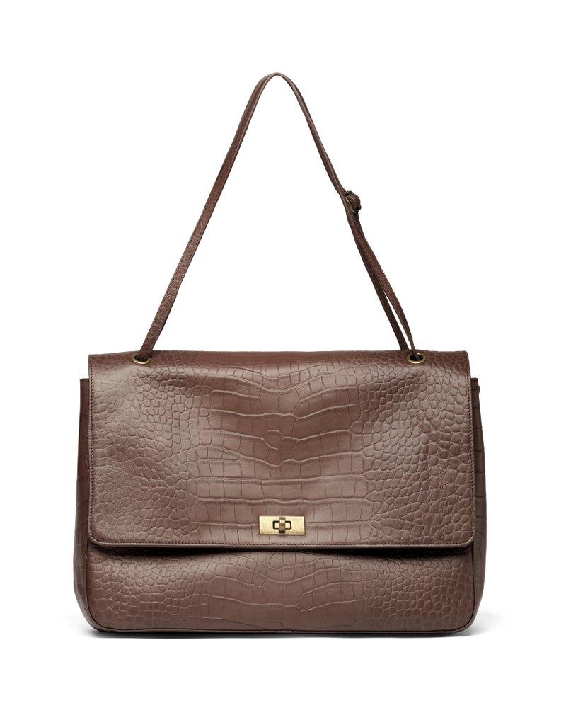 KELLY SOFT L croco шоколад