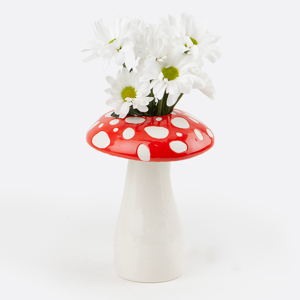 Ваза для цветов amanita, 19 см