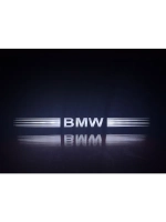 Рамка для номера с подсветкой, пластик ABS. BMW. Подсветка б