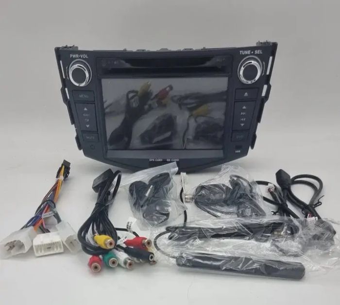 Магнитола для Toyota RAV4 30 2005-2012, Vanguard - Kuberg MKD-7606-S10 на Android 12, Быстрая, 4G SIM-слот, CarPlay
