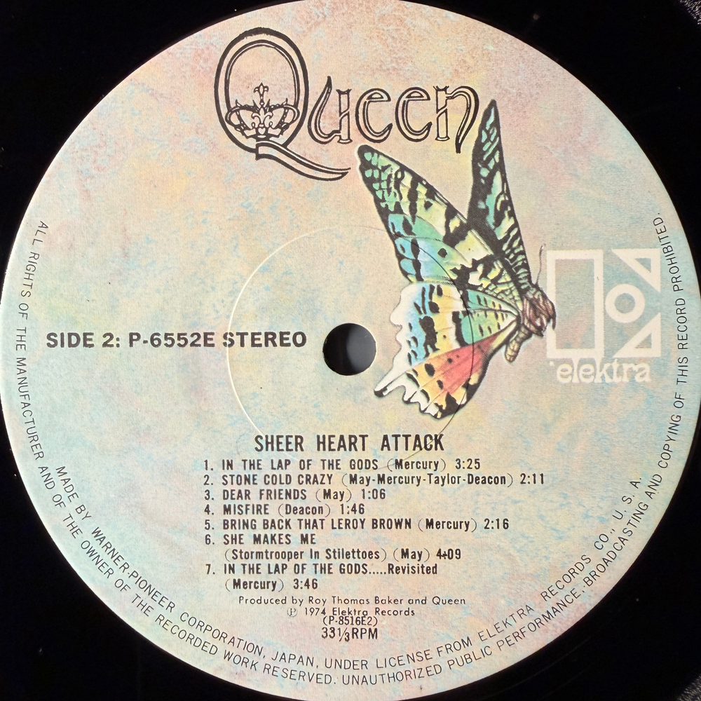 Queen ‎– Sheer Heart Attack (Япония 1981г.)