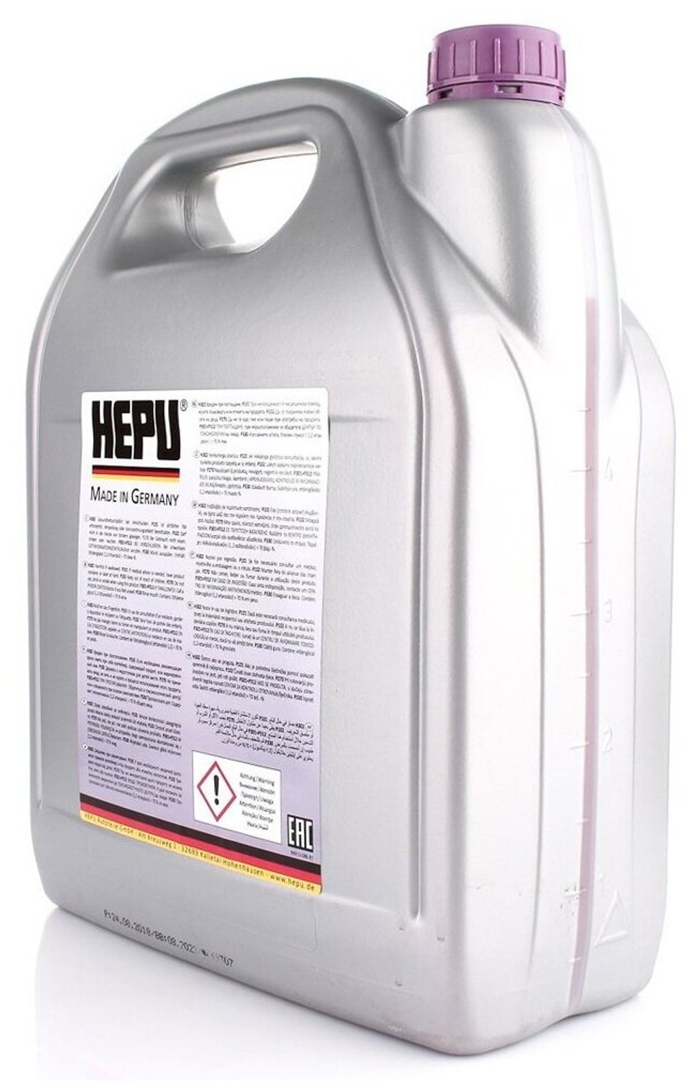 Антифриз фиолетовый 5l концентрат 11 -40cсоответствует категории vag tl 774j g13 HEPU P999-G13-005