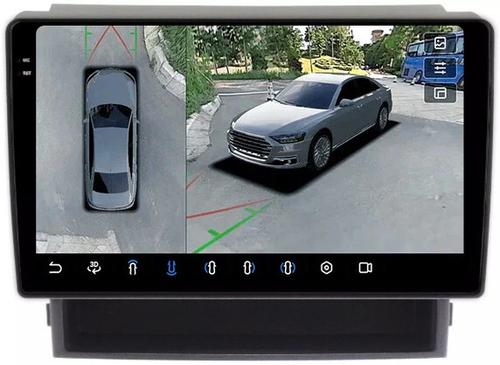 Магнитола для Toyota Alphard H20, Vellfire 2008-2014 (менее 10 динамиков, рамка-накладка) - FarCar BX10-360-9536-10F2 монитор 10.36" 2K QLED на Android 13, Быстрая, CarPlay, 4G SIM-слот, 4 камеры в комплекте