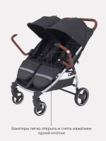 Коляска детская для близнецов MOWBaby "Tandem" MB170