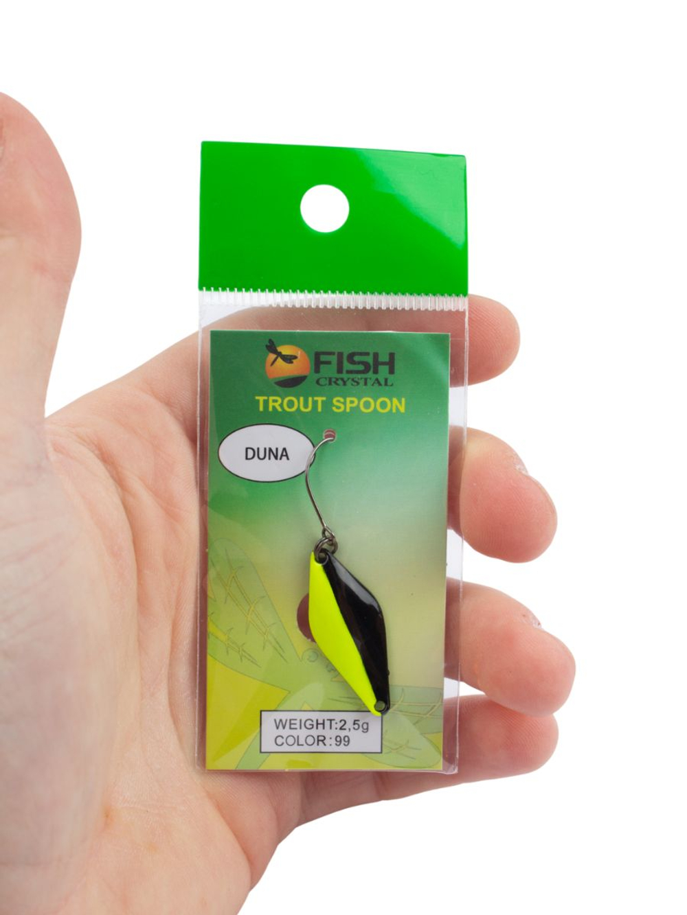 Блесна Fish Crystal DUNA 30 мм 2.5 г на форель цвет 99