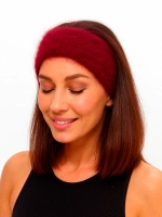 Повязка на голову пушистая из ангоры