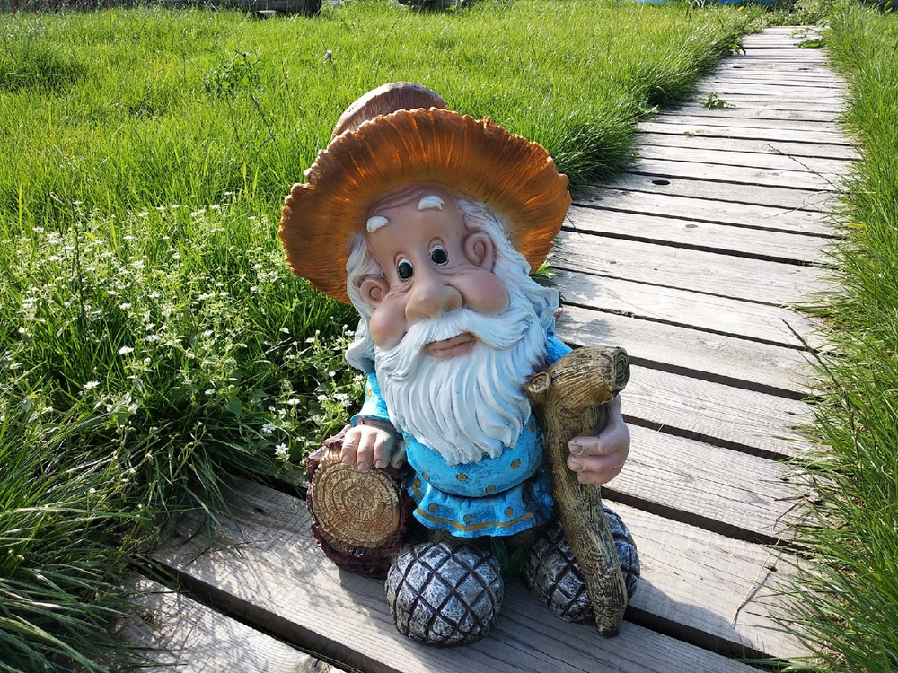 Садовая фигурка "Домовёнок" (полистоун)