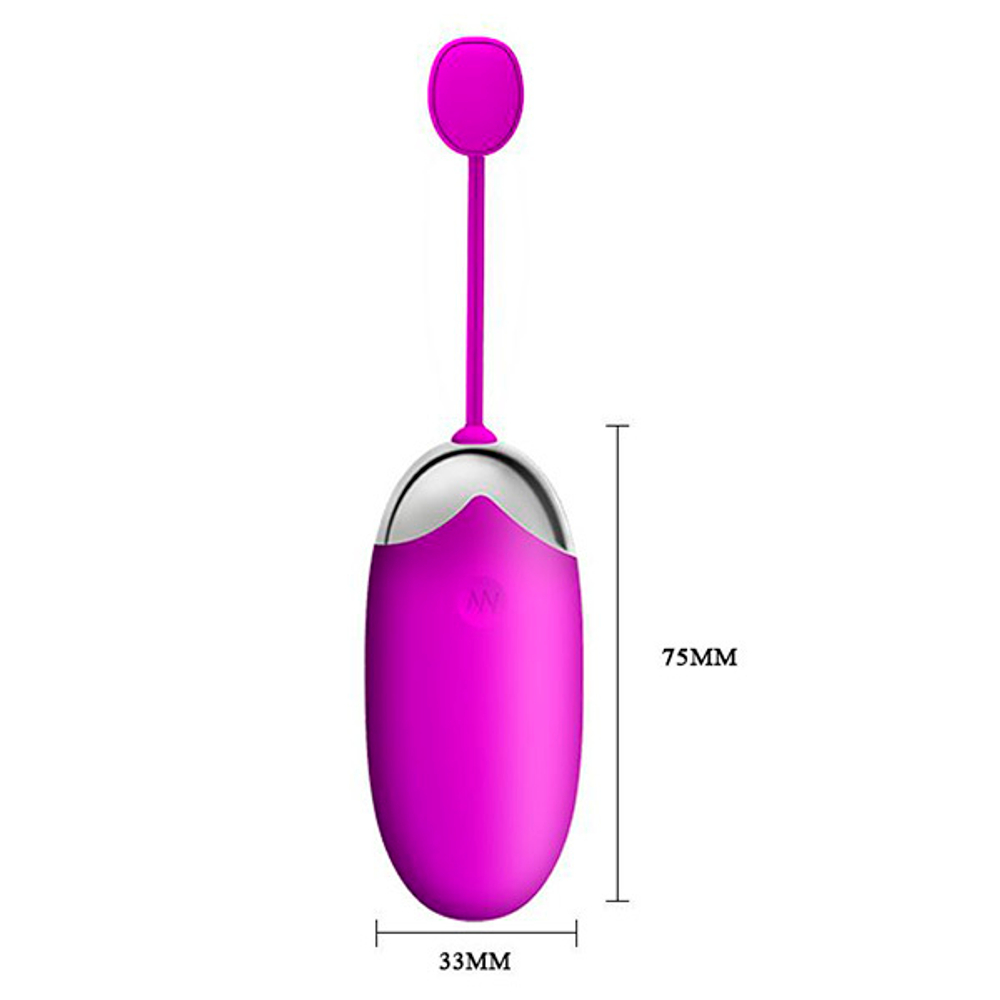 Лиловое виброяичко с управлением при помощи смартфона Pretty Love Abner BI-014362HP