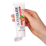 Гель на водной основе с ароматом клубники HOT Superglide 75мл