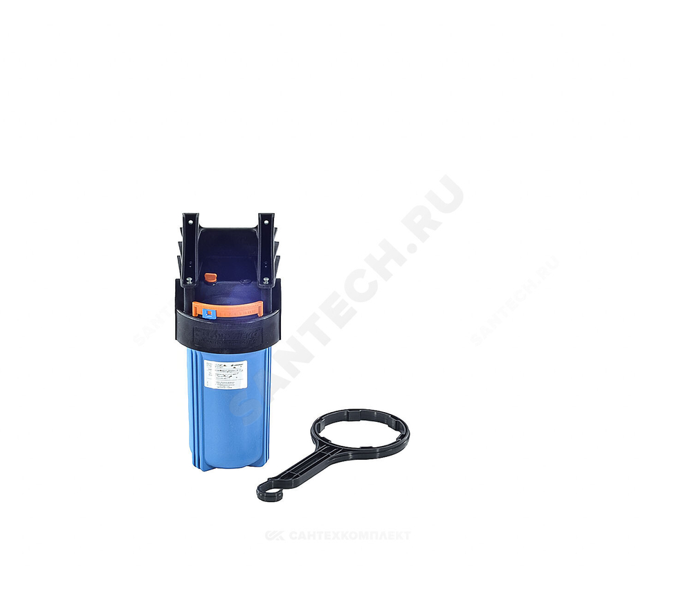 Корпус фильтра 1 М 1" ВР Ру10 1-ст без картриджей Big Blue 20" Джилекс 9059