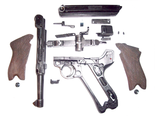 ММГ пистолет Luger P08 Парабеллум оригинал, макет массо-габаритный