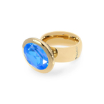 Кольцо Qudo TIVOLA big G royal blue delite  18.5 мм 651750/18.5 BL/G размер 18,5