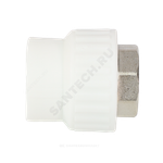 Муфта PP-R комбинированная белая Дн 75х2 1/2" ВР под ключ VALFEX 10134075