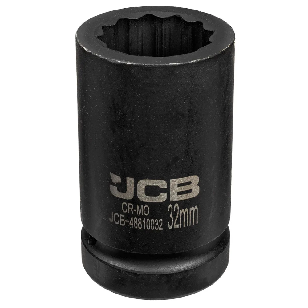 Головка ударная глубокая 1''12гр 32мм JCB JCB-48810032