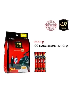 Вьетнамский растворимый кофе Trung Nguyen G7 3 в 1 Original
