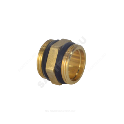 Ниппель латунь Ду 32 (1 1/4") НР R189D Giacomini R189DY006