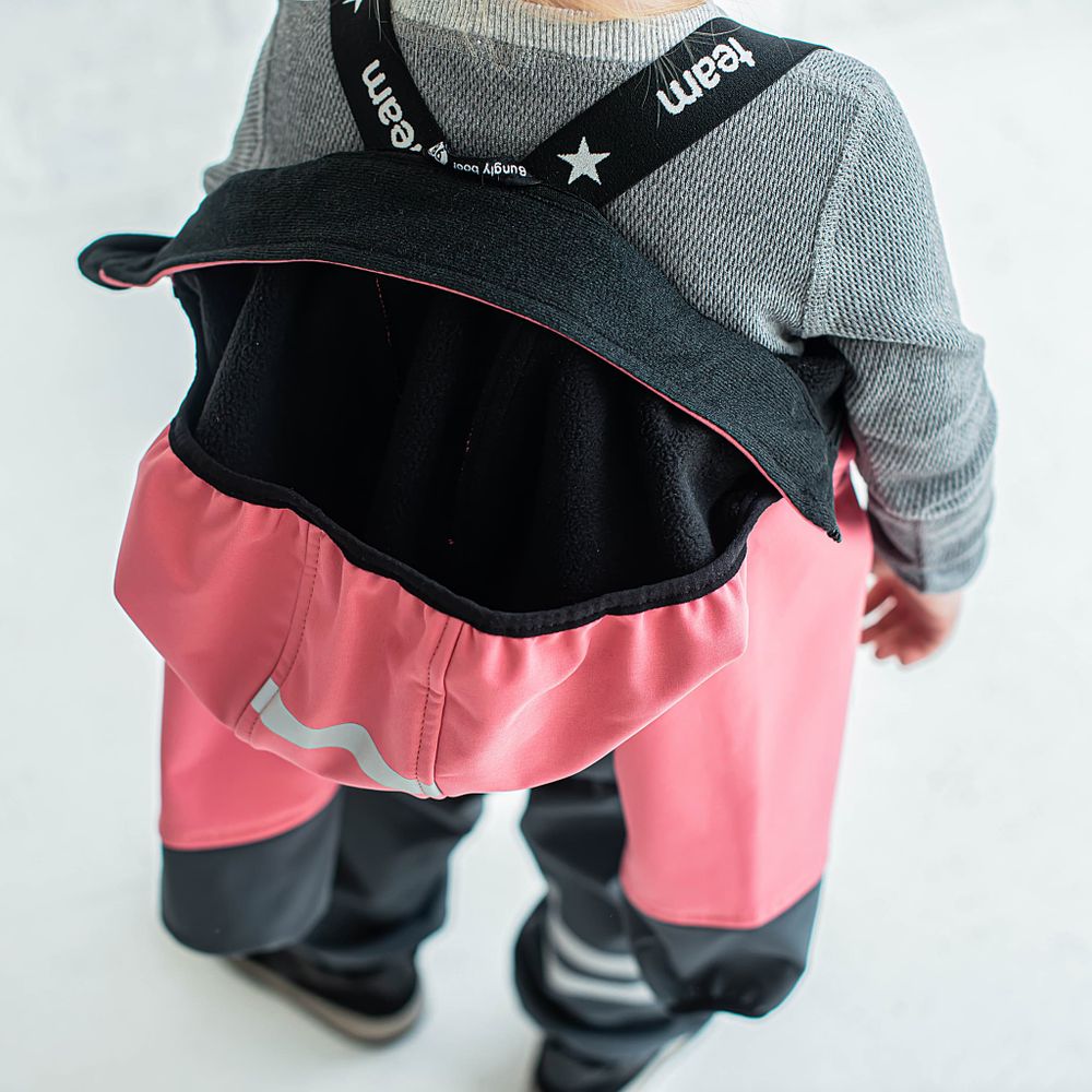 Комбинезон Softshell демисезонный "Яркий коралл"