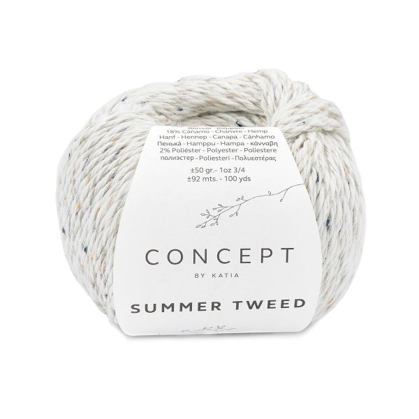 Пряжа Katia (Катя) Summer Tweed / уп.10 мот. по 50 г, 92 м, 1324.60