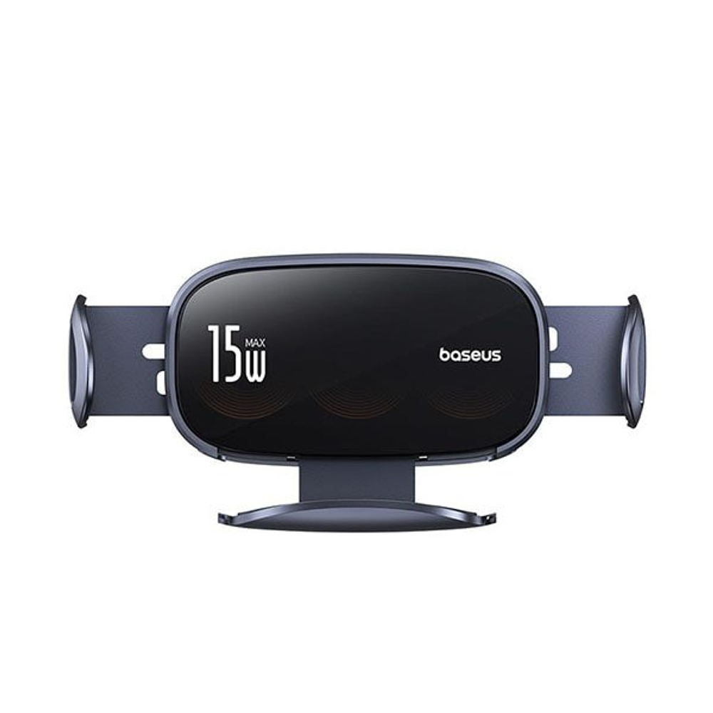 Держатель c беспроводной зарядкой Baseus LightChaser Triple-Coil Wireless C40355901111-00 черный