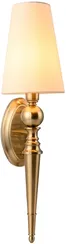 Бра PER PER AP1 BRASS/BEIGE Crystal Lux
