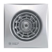 Накладной вентилятор Soler Palau SILENT-100 CRZ SILVER ECOWATT