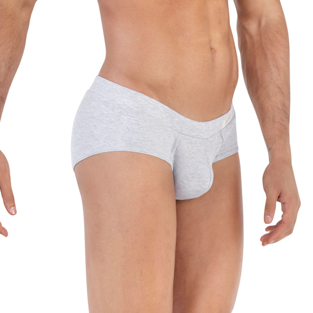 Серые трусы-брифы Spirit Piping Brief (Размер: L) (Цвет: серый)