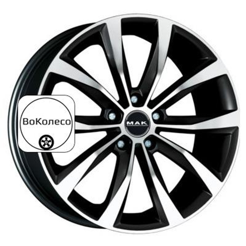 8x19/5x112 ET39 D66,45 Wolf Black mirror MAK