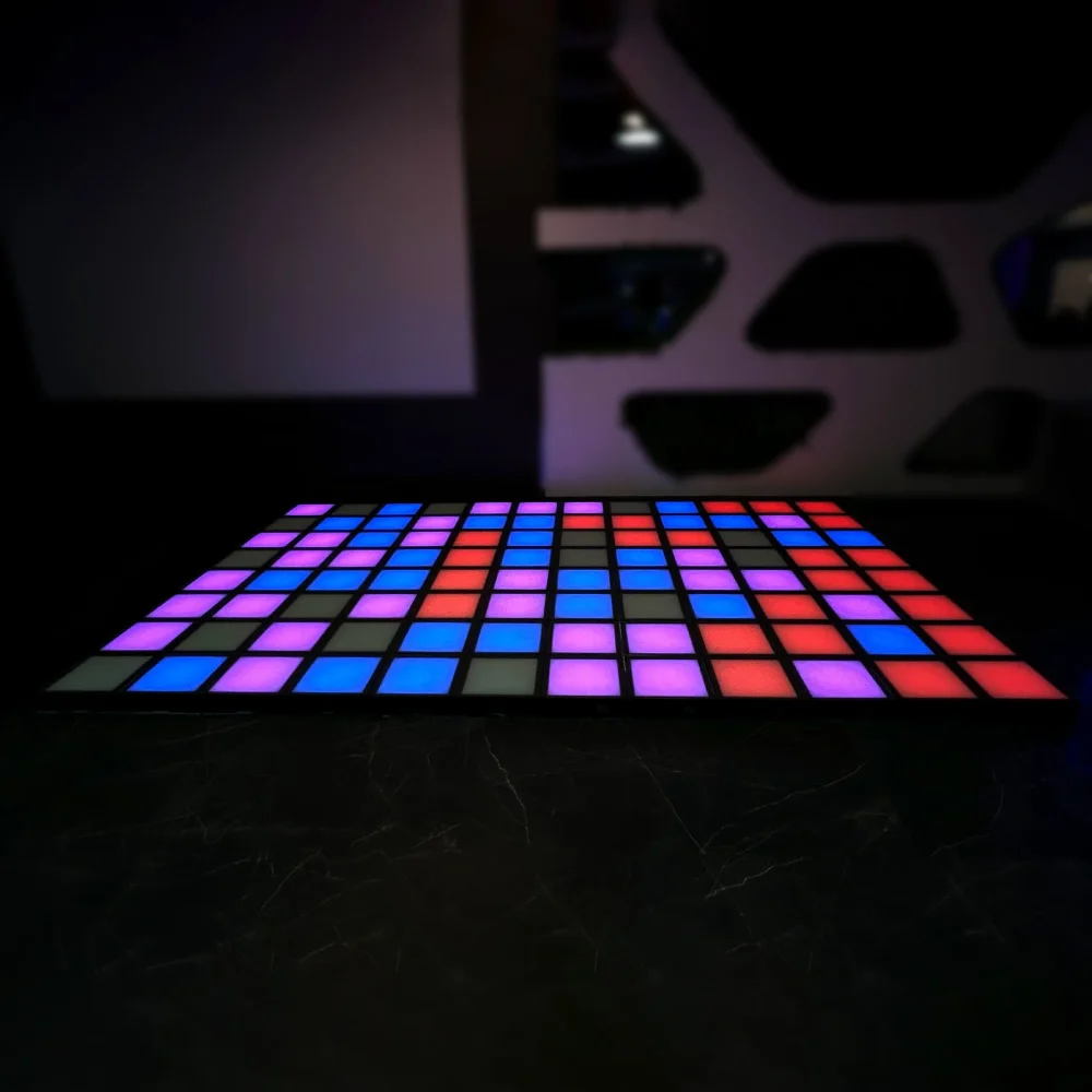 Интерактивный светодиодный пол «Арена Pixel battle»