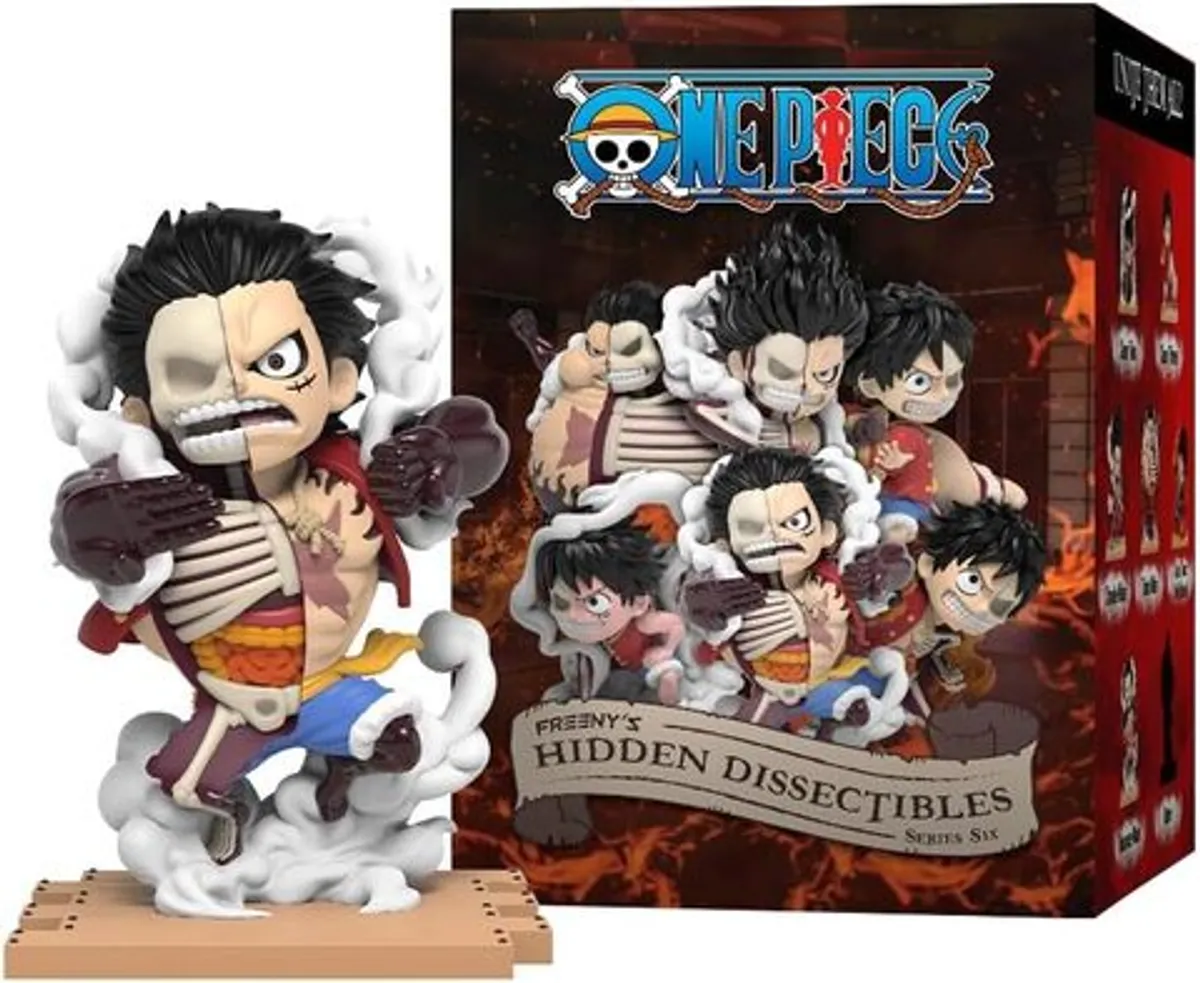 Случайная фигурка Mighty Jaxx One Piece Hidden Dissectibles Series Six: Luffy's Gears