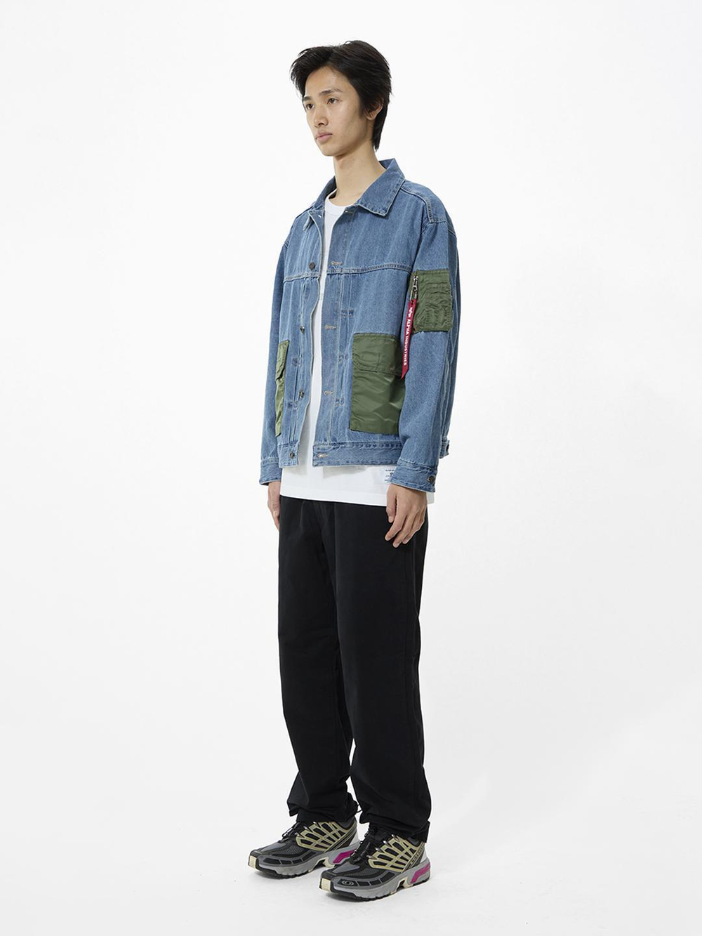 Куртка Alpha Industries Denim Jacket Replica Blue (Синяя)