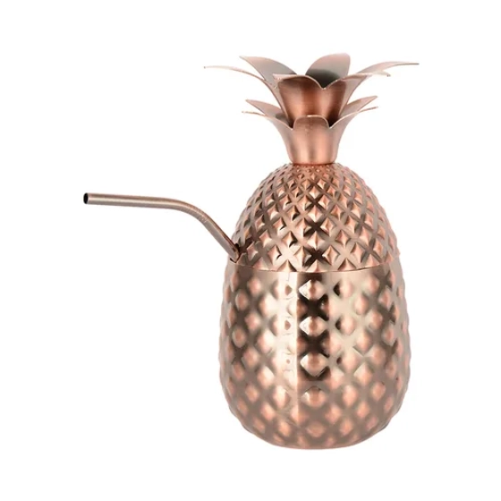 Стакан для коктейля "Ананас" 540 мл d 9,4 см h19,2 см нерж. "Vintage-Bronze" P.L. Proff Cuisine