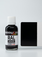 Краска лаковая HobbyLink RAL-9005 Глубокий Черный RL-9005