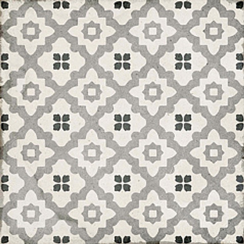 Керамогранит ART NOUVEAU Alameda Grey 20х20/ЭКИПЕ АР НУВО Аламеда Грэй 20х20 (8 вариантов паттерна)