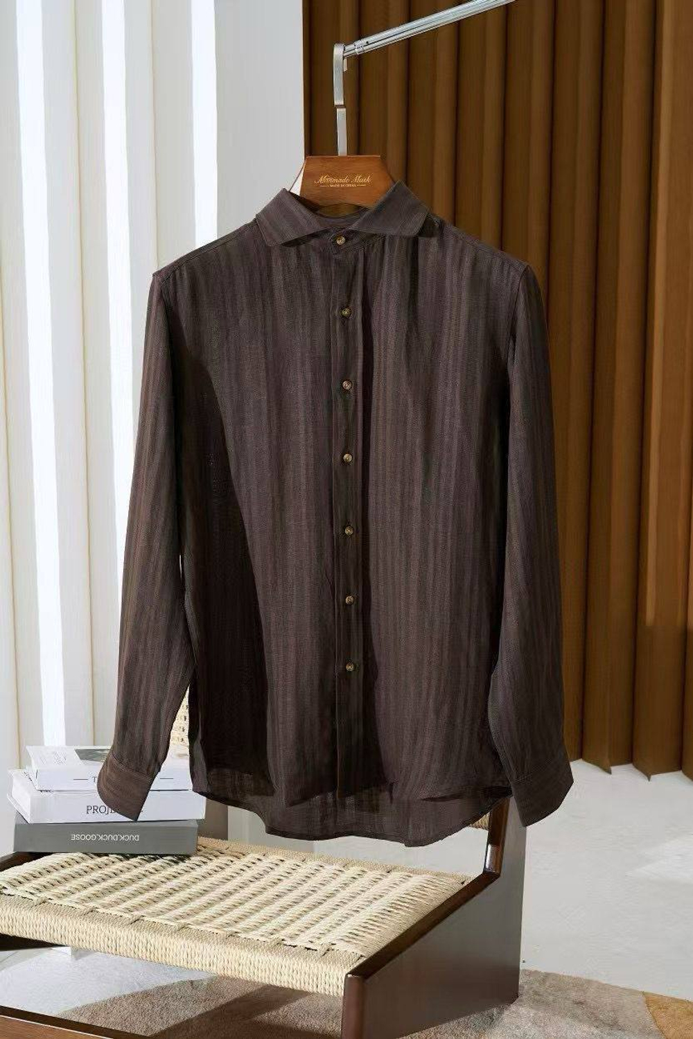 Льняная рубашка Kiton