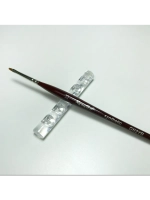 Кисть для маникюра ногтей плоская укороч. №2.5