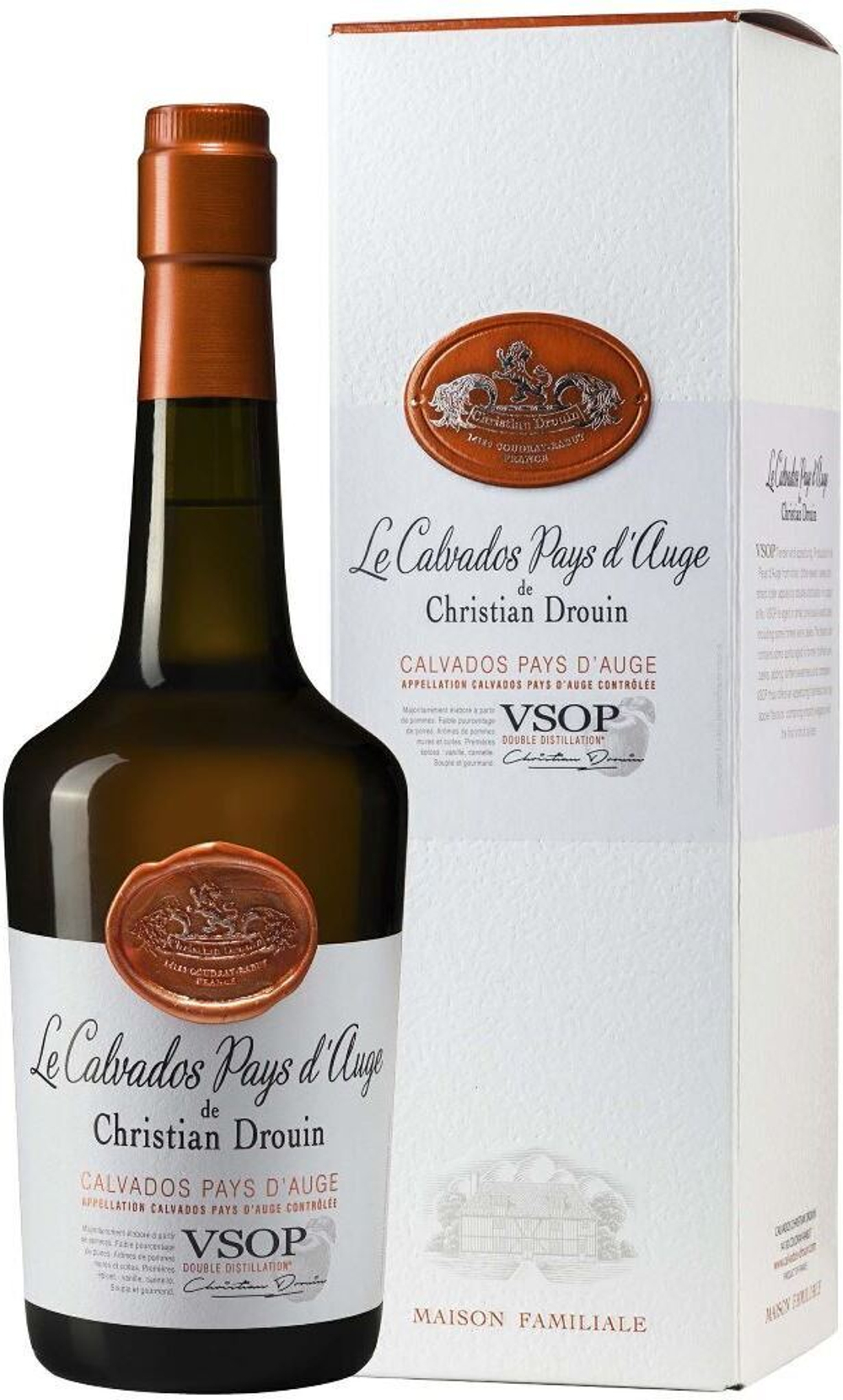 Кальвадос Christian Drouin Calvados Pays D' Auge VSOP, 0.7 л